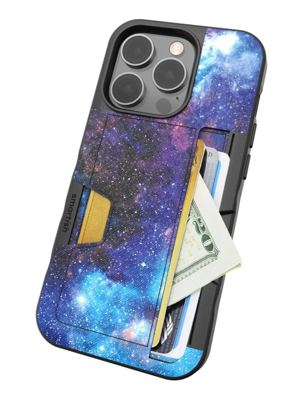 Galaxy celestial paint splatter phone case 14pro